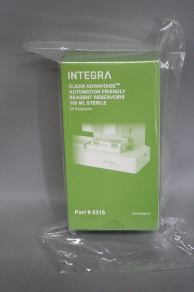 50 NEW INTEGRA 150 ML STERILE AUTOMATION FRIENDLY REAGENT RESERVOIRS 6318