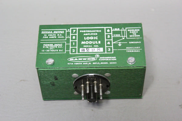 BANNER PHOTOELECTRIC AMPLIFIER LOGIC MODULE  B4-6