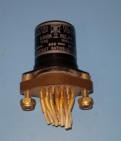ELECTRO-TEC MARK II RELAY 1001-64 WITH BASE