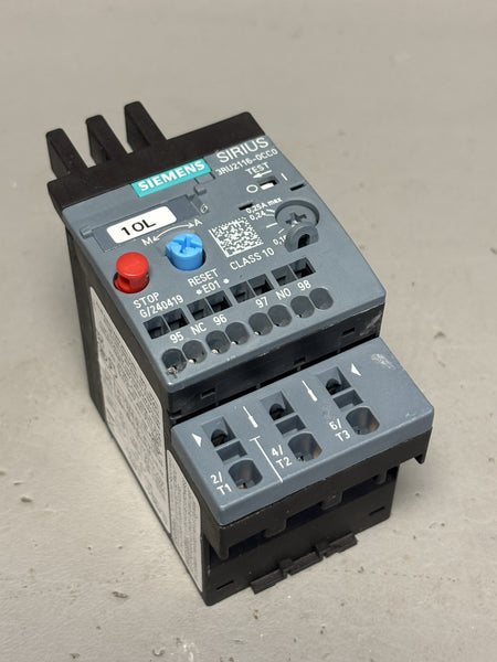 SIEMENS 3RU2116-0CC0 Thermal Overload Relay Unused
