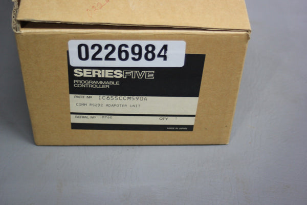 NEW GE SERIES FIVE COMM RS232 PLC ADAPTER MODULE IC655CCM590A