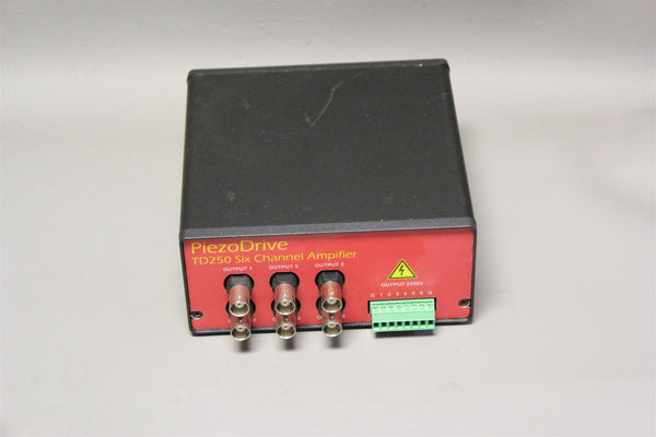 PIEZO DRIVE PIEZODRIVE SIX CHANNEL AMPLIFIER TD250