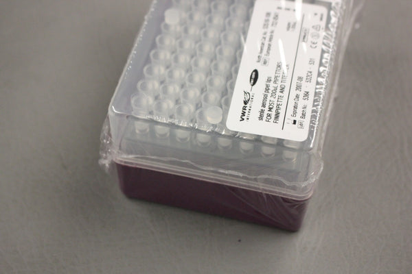 NEW VWR INTERNATIONAL STERILE AEROSOL PIPET TIPS 1-200uL 53510-106