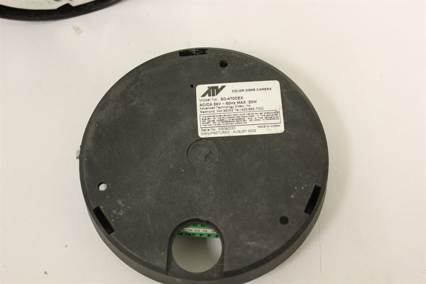 ATV ADVANCED TECHNOLOGY VIDEO COLOR DOME CAMERA SD470C SD-470CEX 24V SECURITY