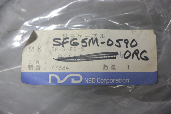 NEW NSD 3P-S-FG-5 SFG5M-0590 CABLE