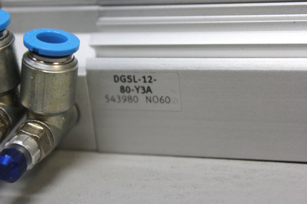 FESTO GUIDED CYLINDER PNEUMATIC MINI SLIDE  DGSL-12-80-Y3A