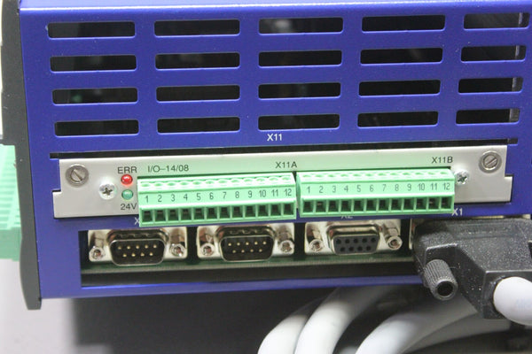 KOLLMORGEN SERVOSTAR 600 SERVO AMPLIFIER WITH I/O MODULE 614-AS S61401-EI