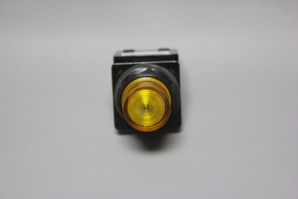 SIEMENS BLACK MAX YELLOW AMBER PILOT LIGHT 52BL4C2 W/ 52AAIL4