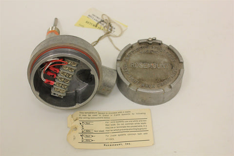 ROSEMOUNT 79-325-2 EXPLOSION PROOF CONNECTION HEAD WITH TEMPERATURE PROBE