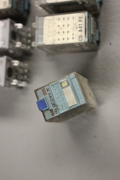LOT OF 6 RELECO POWER RELAY QR-C C9-A41 FX