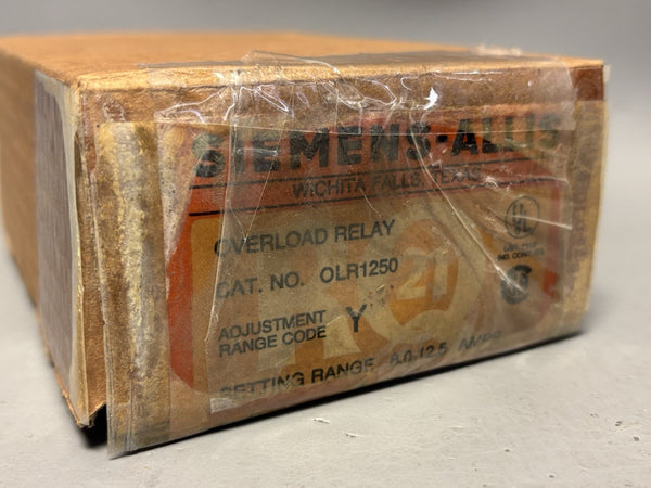 Siemens OLR1500 Overload Relay 8.0 12.5 amps