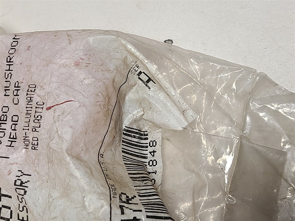 NEW ALLEN BRADLEY JUMBO RED MUSHROOM HEAD CAP 800T-N247R SER.A