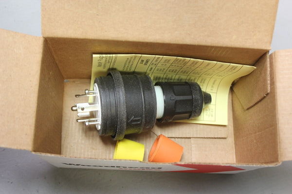 NEW WOODHEAD/MOLEX WATERTITE PLUG 26W81BLK