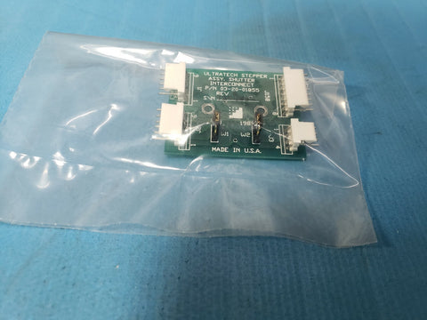 Ultratech Stepper Shutter Interconnect PCB Board 03-20-01855 Rev B