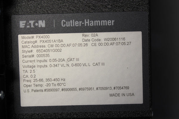 EATON POWERXPERT RACK & POWER SUPPLY  PX4000  PXPS-1