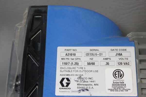 NEW GRACO  MONGOOSE CHEMICAL METERING PUMP LCI-1A30-KPA-0 A21010