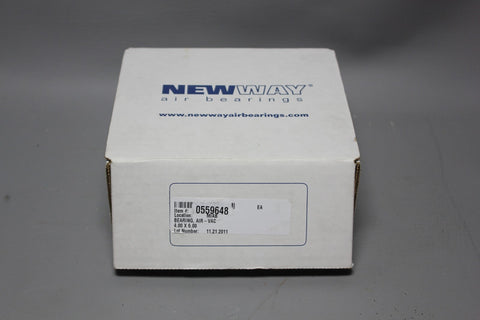 NEW WAY CUSTOM 4'' x 6'' FLAT RECTANGULAR AIR BEARING P/N: 214741