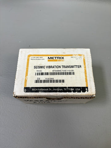 NEW METRIX ST5484E-121-010-00 Seismic Vibration Transmitter