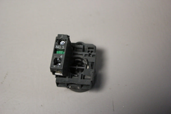 SCHNEIDER RED PUSHBUTTON WITH CONTACT BLOCK ZBEE-101C