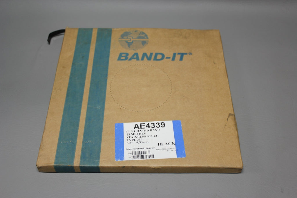 NEW BOX OF 100FT BAND-IT 201 STAINLESS STEEL BAND 3/4" .030 THICK BA206