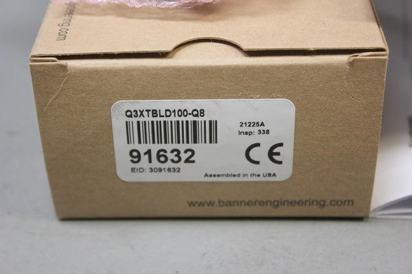NEW BANNER LASER CONTRAST SENSOR Q3XTBLD100-Q8