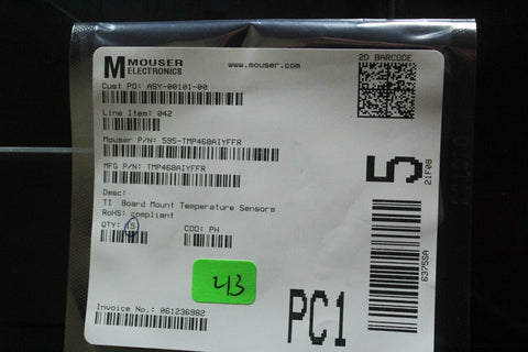 15 NEW IC CIRCUITS BRD MOUNT TEMPERATURE SENSORS TMP468AIYFFR TEXAS INSTRUMENTS