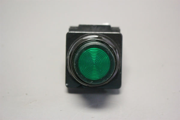 SIEMENS BLACKMAX ILLUMINATED GREEN PILOT LIGHT 52BL4D3XB