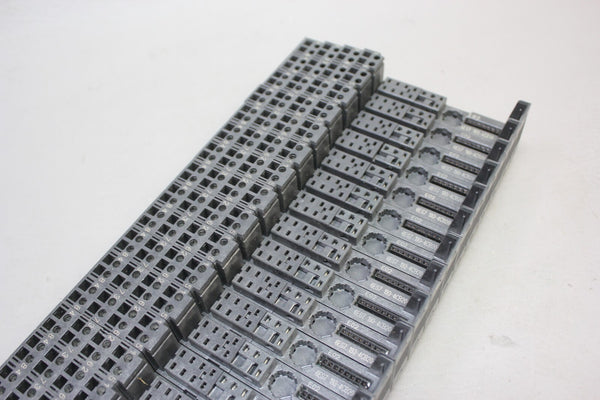 LOT OF 18 SIEMENS ELECTRONIC MODULE BASES  P/N: 6ES7 193-4CB20-0AA0