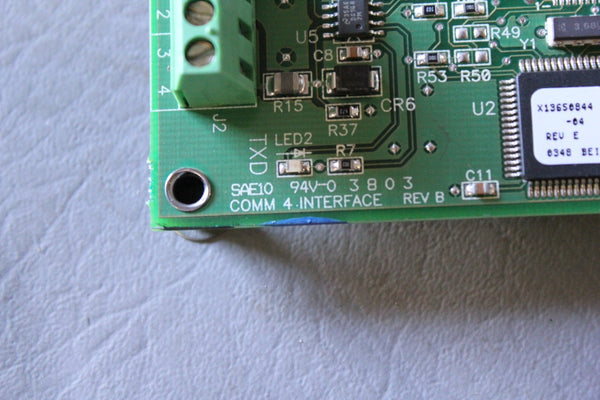 THE TRANE COMPANY PCB BOARD 94V-0  COMM 4 INTERFACE REV B