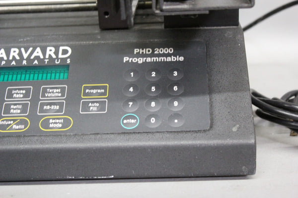 HARVARD APPARATUS PRECISION SYRINGE PUMP PHD 2000 70-2002