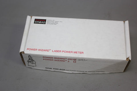 SYNRAD LASER POWER METER POWER WIZARD 250