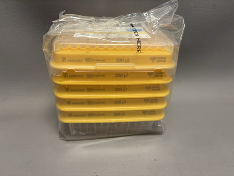 480 Sarstedt  Pipette Tip 200uL Yellow Racked 70.3030.100