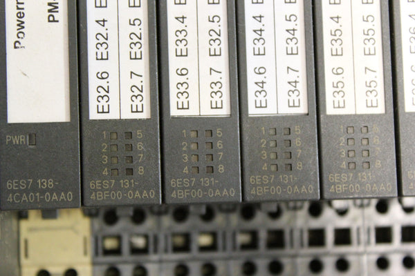 SIEMENS ET 200S I/O RACK WITH MODULES  6ES7 151-1BA02-0AB0 ETC