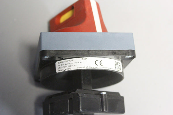 SIEMENS EMERGENCY OFF SWITCH 3VA9277-0FK35