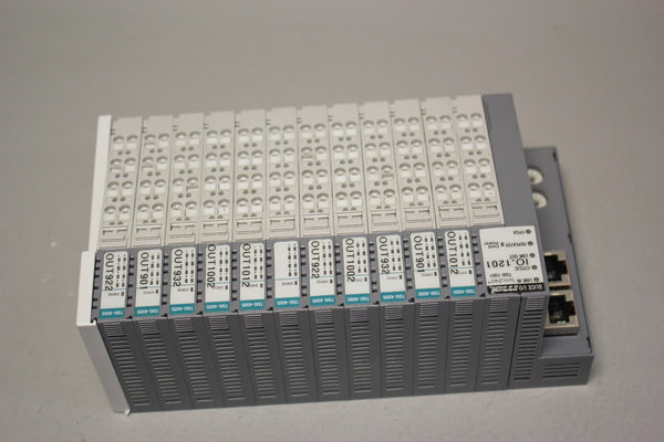 DANAHER SYQNET I/O RACK WITH 12 MODULES (1) TSIO-1001 (11) TSIO-4005