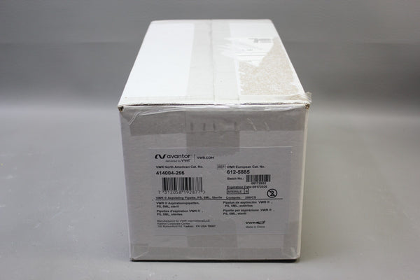 NEW BOX 200 VWR ASPIRATING PIPETTE PS 5mL STERILE 414004-266