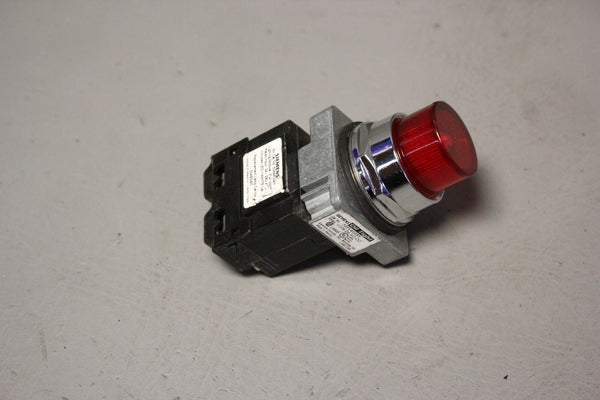 UNUSED SIEMENS RED ILLUMINATED PILOT LIGHT 52PL4D2XY