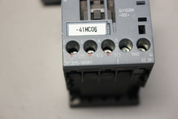 SIEMENS SIRIUS CIRCUIT BREAKER WITH MODULES 3RV2921-1M 3RT2015-1BB41