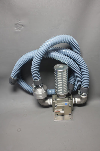 UNUSED SMC AIR OPERATED VALVE WITH HOSES VPA3165V-10