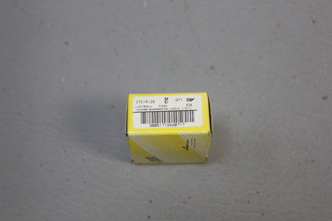 1 BOX OF 8 NEW BUSSMANN BUSS KTK-R-20 FUSES