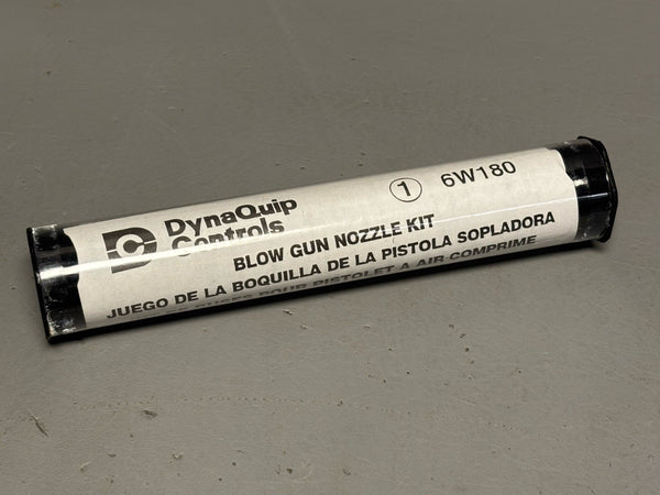 NEW DYNAQUIP CONTROLS 6W180 BLOW GUN NOZZLE KIT