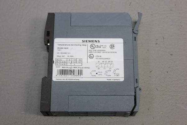 SIEMENS SIRIUS TMPERATURE MONITORING RELAY 3RS2600-1BA30