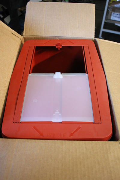 NEW 5 COVIDIEN 18 GALLON SHARPSAFETY SHARPS CONTAINERS 8938