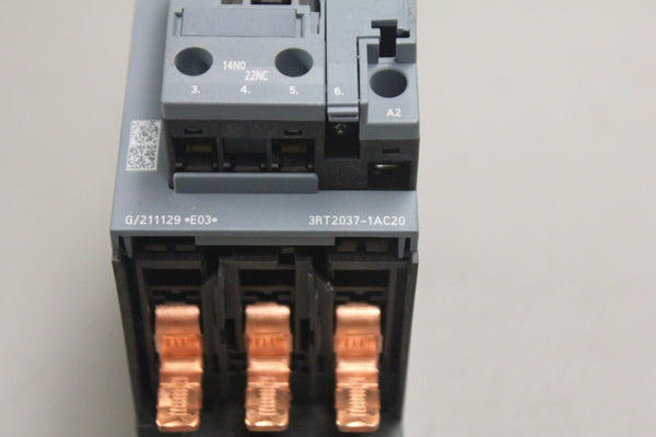 SIEMENS 3RT2037-1AC20 POWER CONTACTOR