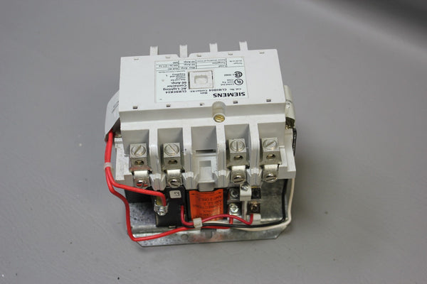 SIEMENS 60A AC LIGHTING CONTACTOR CLM0D04
