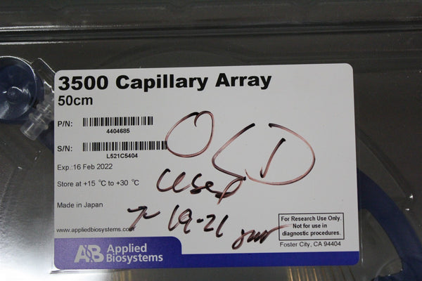 APPLIED BIOSYSTEMS 50cm 3500 CAPILLARY ARRAY 4404685