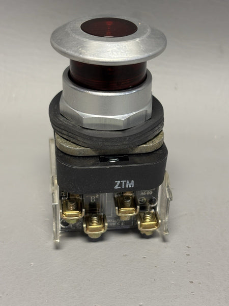 Allen-Bradley 800T-FXQ24 24V Red Illuminated Push Pull Button