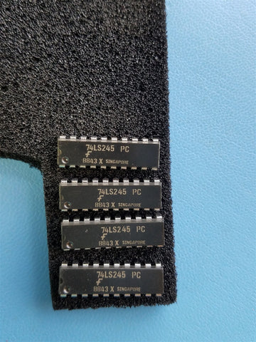 LOT OF 4 FAIRCHILD 74LS245PC 74LS245 PC