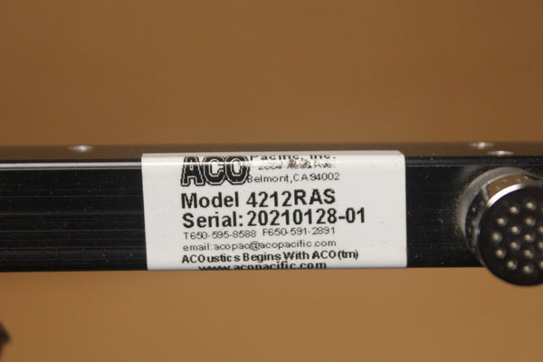 ACO PACIFIC MICROPHONE/ACCELEROMETER PRE AMPLIFIER 4212RAS