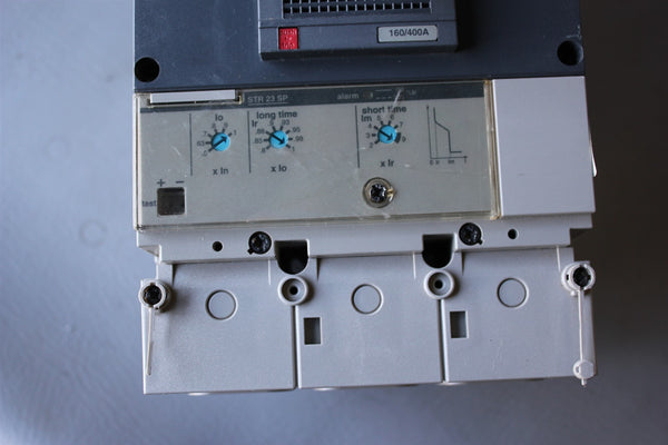 SCHNEIDER/MERLIN GERIN 400A CIRCUIT BREAKER WITH TRIP UNIT NSJ400 N